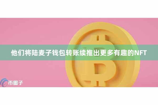 他们将陆麦子钱包转账续推出更多有趣的NFT