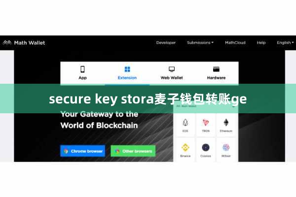 secure key stora麦子钱包转账ge
