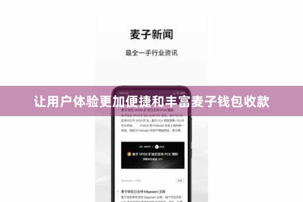 让用户体验更加便捷和丰富麦子钱包收款