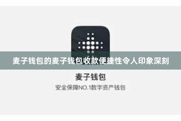麦子钱包的麦子钱包收款便捷性令人印象深刻
