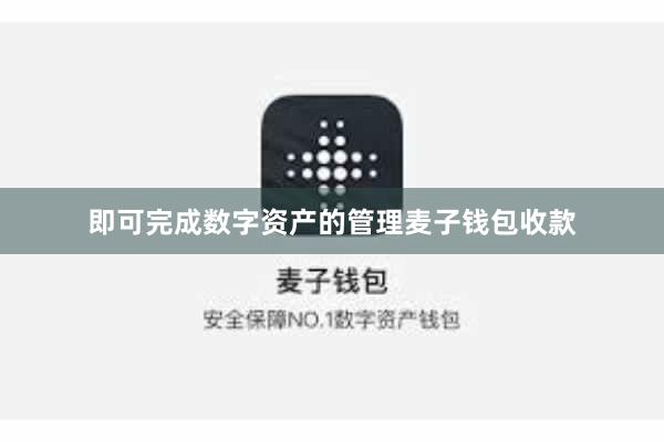 即可完成数字资产的管理麦子钱包收款