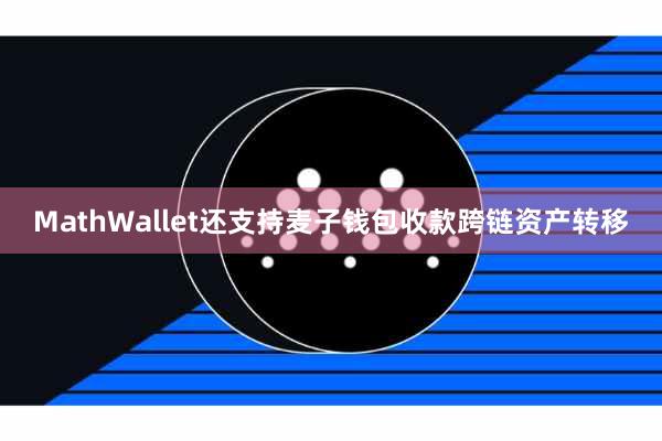 MathWallet还支持麦子钱包收款跨链资产转移